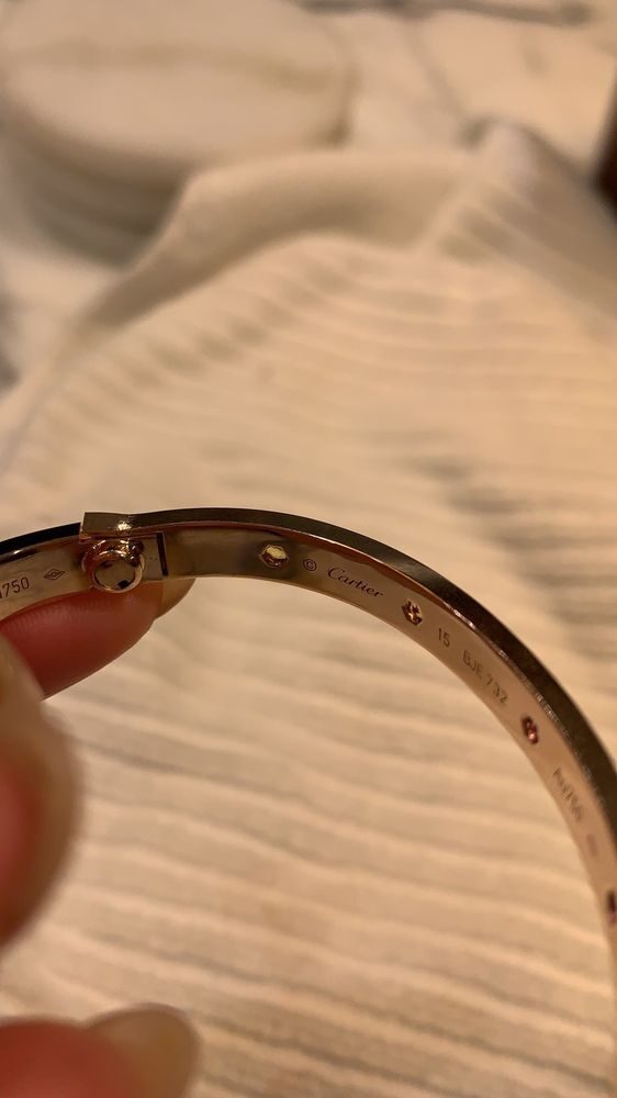 Cartier Love Bracelet — Hinge Repair by George Necula, view 2