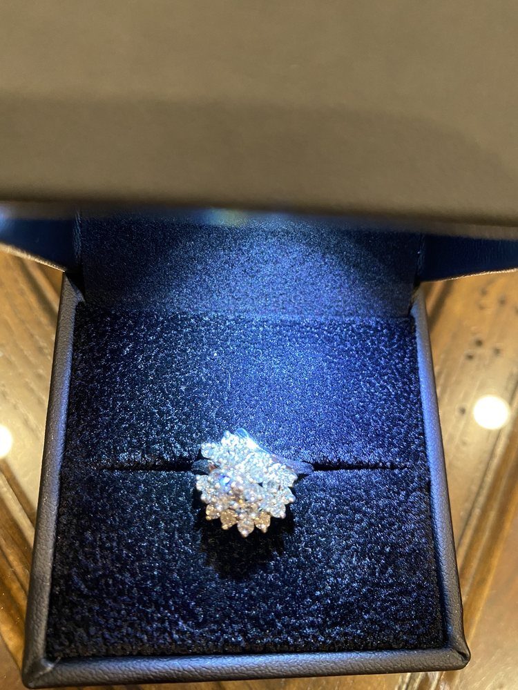 Diamond Cluster Ring by George Necula