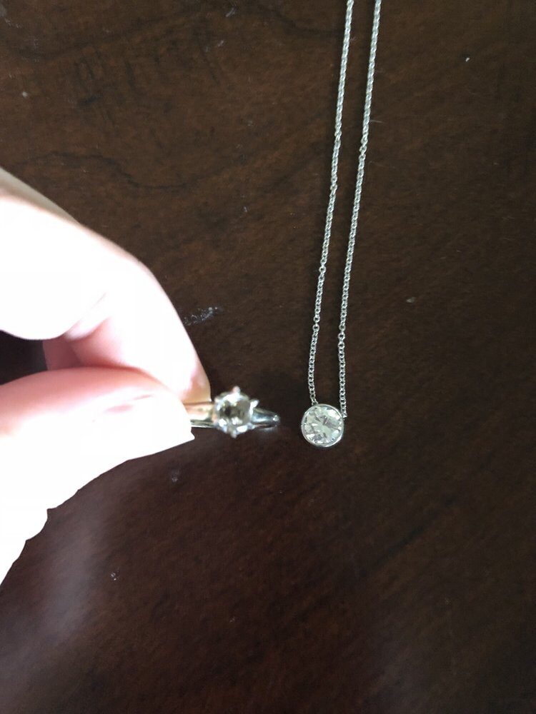 Diamond Ring & Bezel Pendant by George Necula, view 2