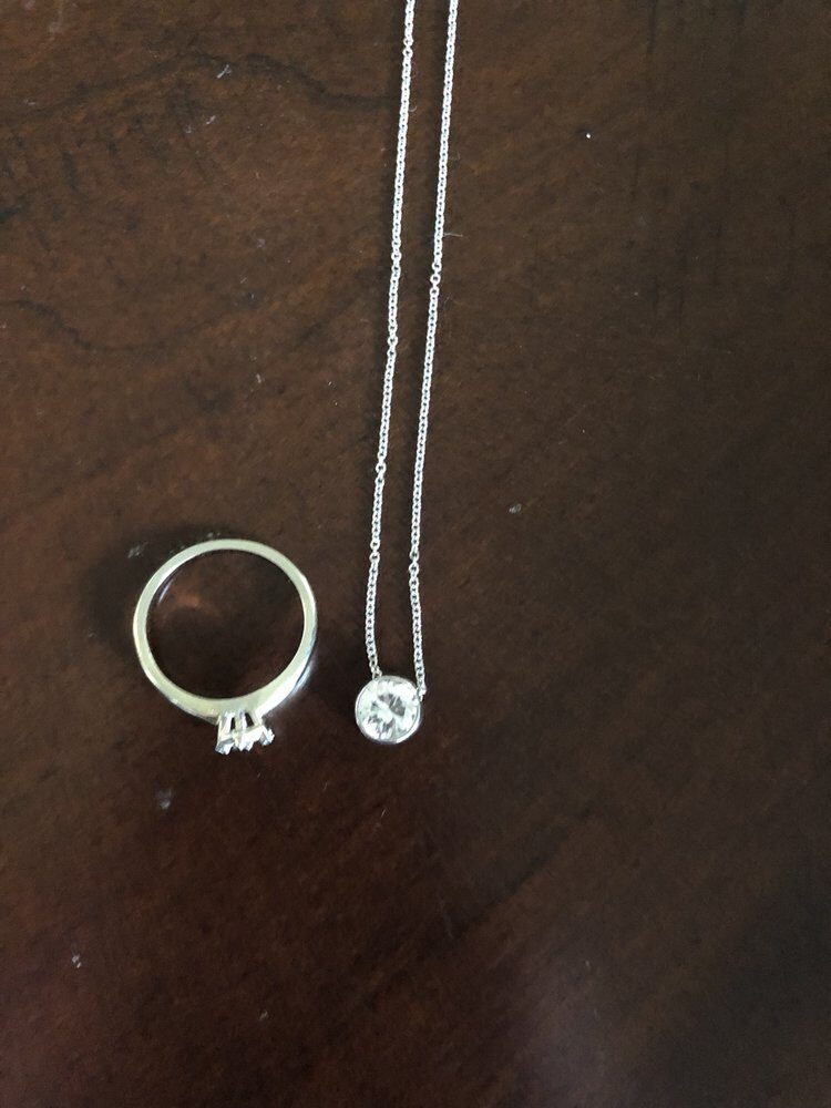 Diamond Ring & Bezel Pendant by George Necula