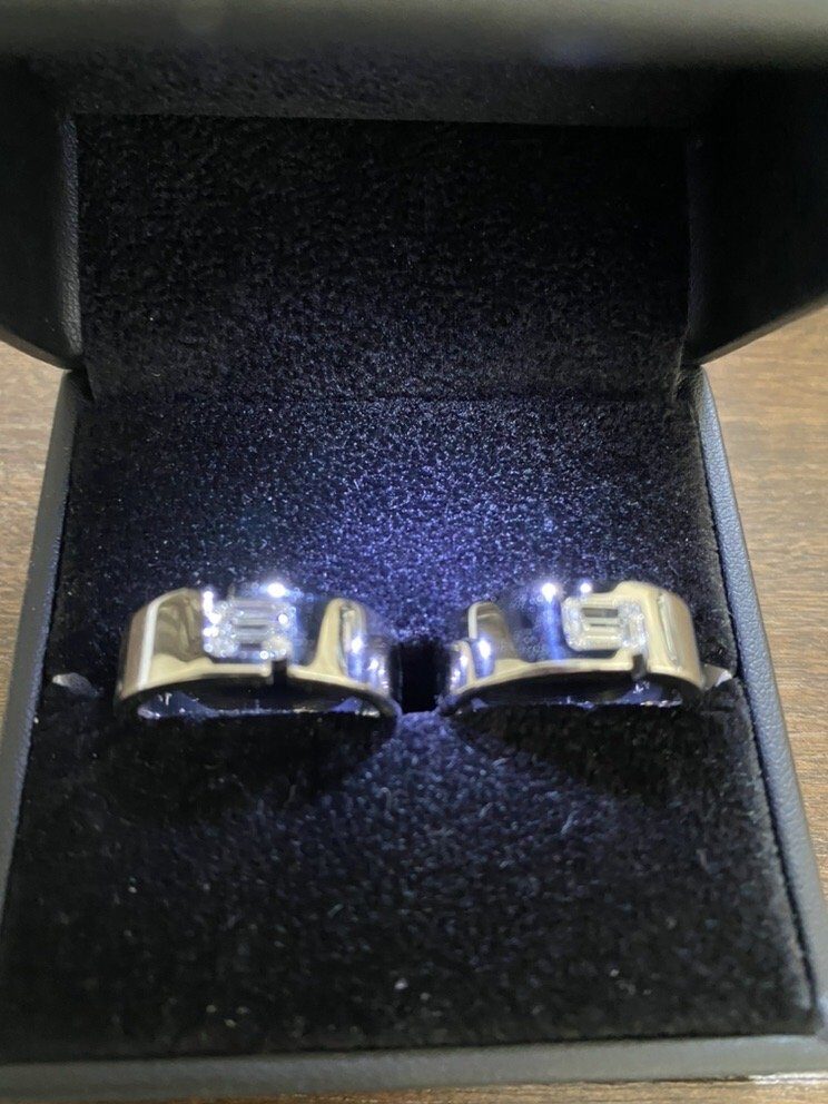 Matching Flush-Set Wedding Bands by George Necula