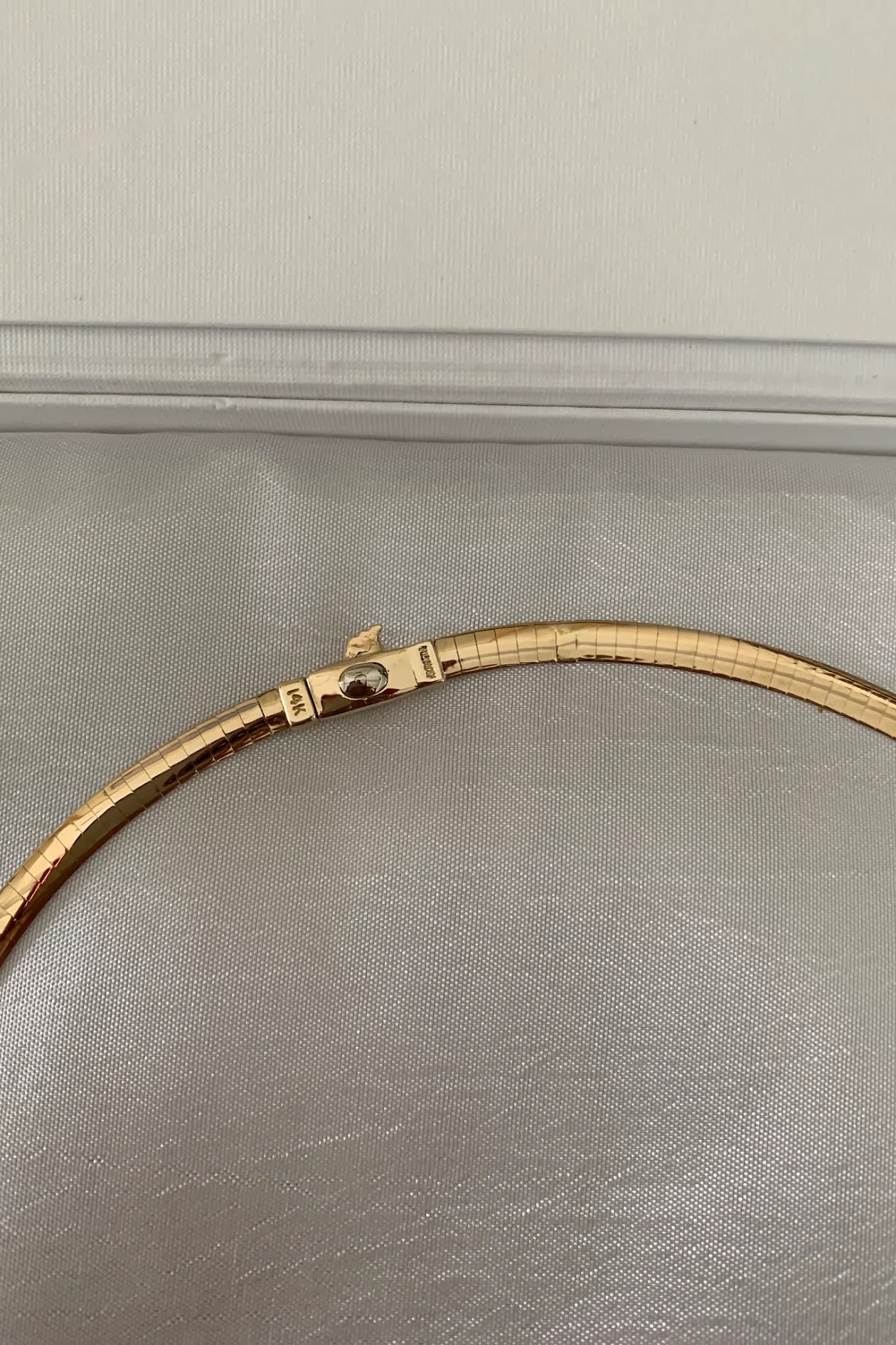 14k Gold Omega Necklace — Clasp Remade by George Necula