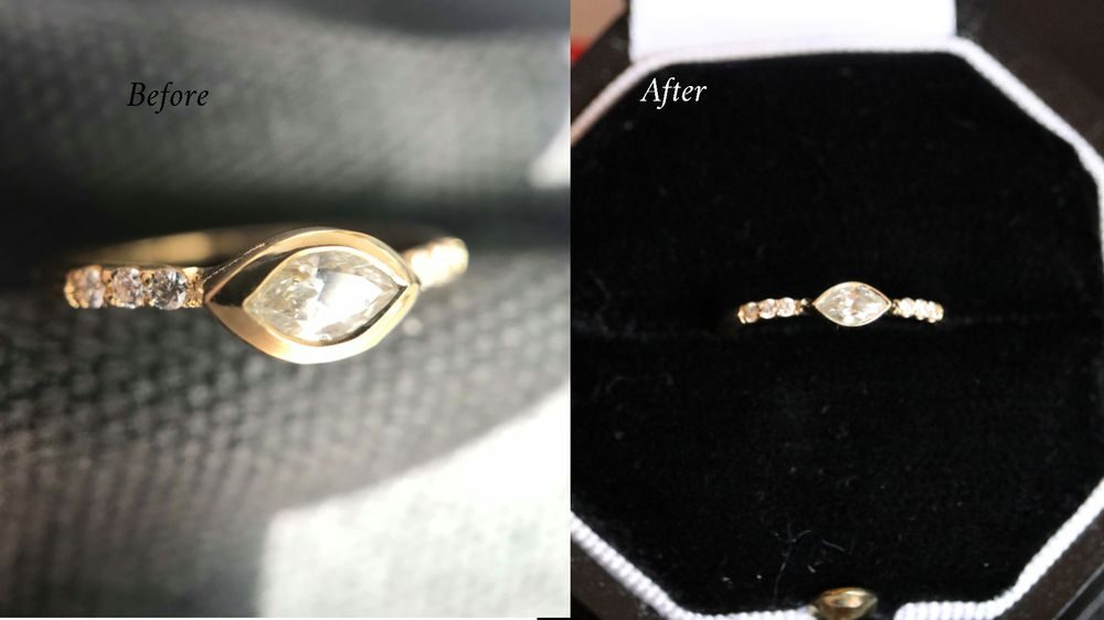 Marquise Diamond Ring — Redesign by George Necula, view 2