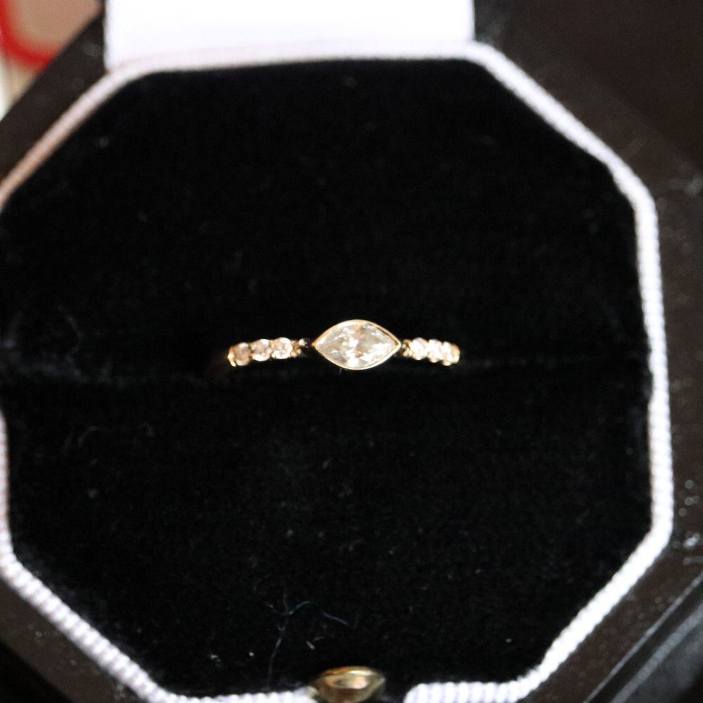 Marquise Diamond Ring — Redesign by George Necula, view 4