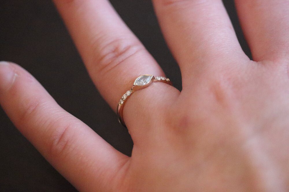 Marquise Diamond Ring — Redesign by George Necula