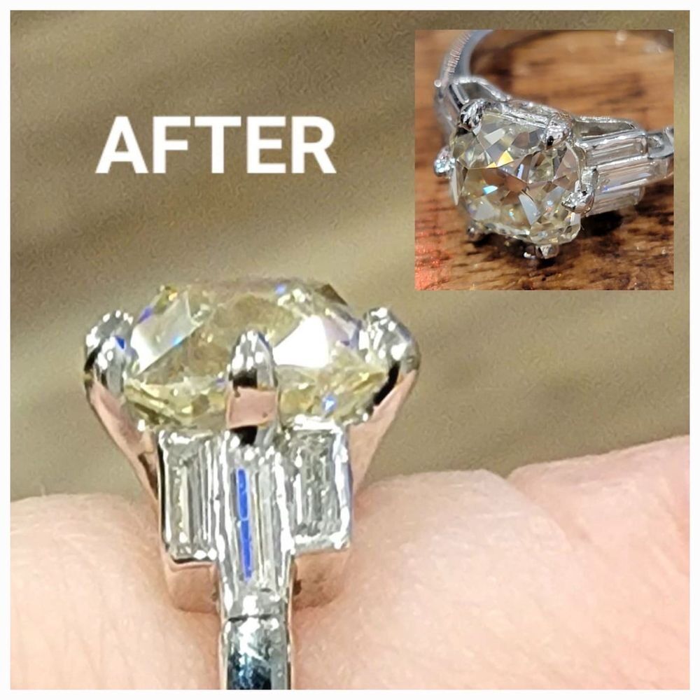 Rebuilding a Failing Prong on a Diamond Ring by George Necula
