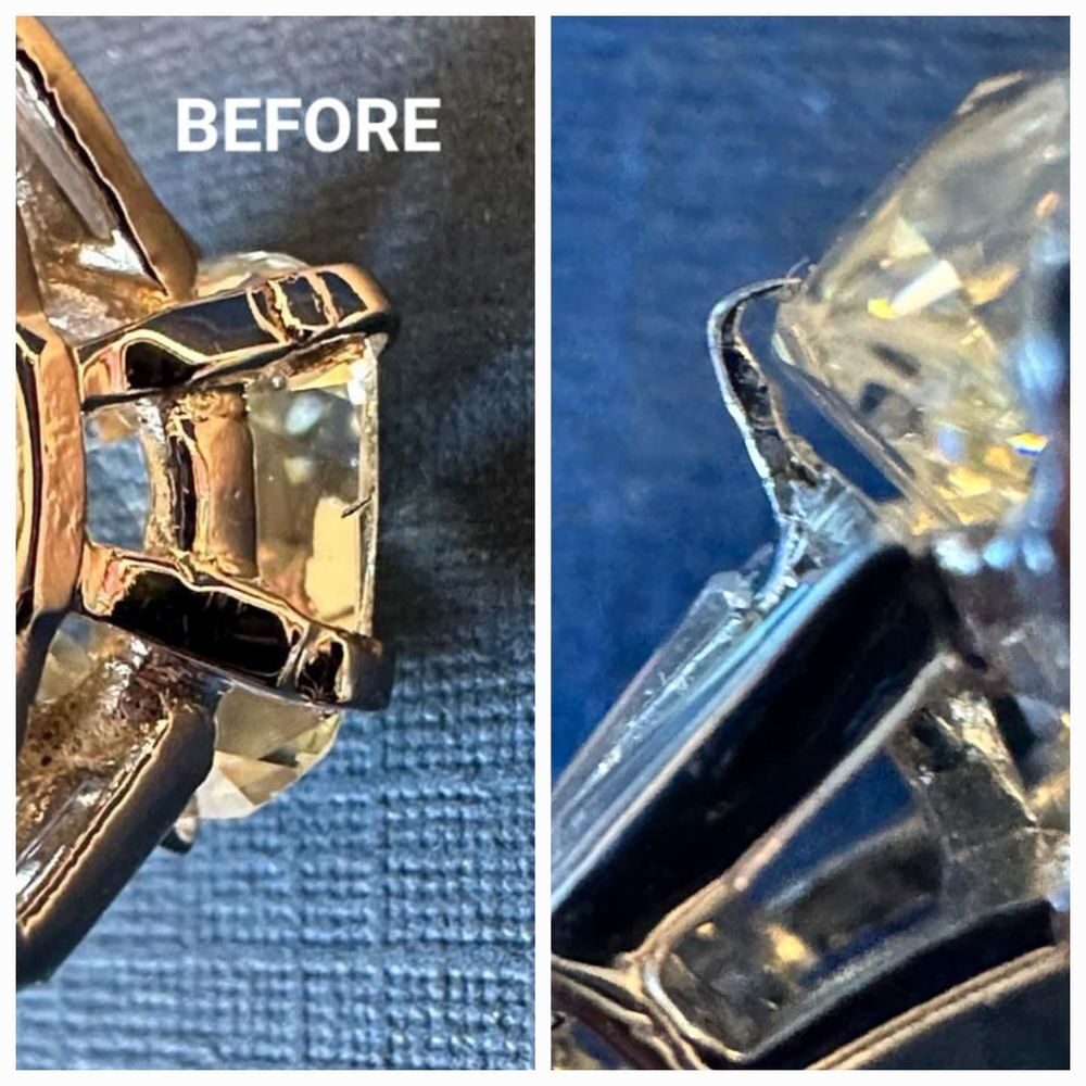 Rebuilding a Failing Prong on a Diamond Ring by George Necula, view 2